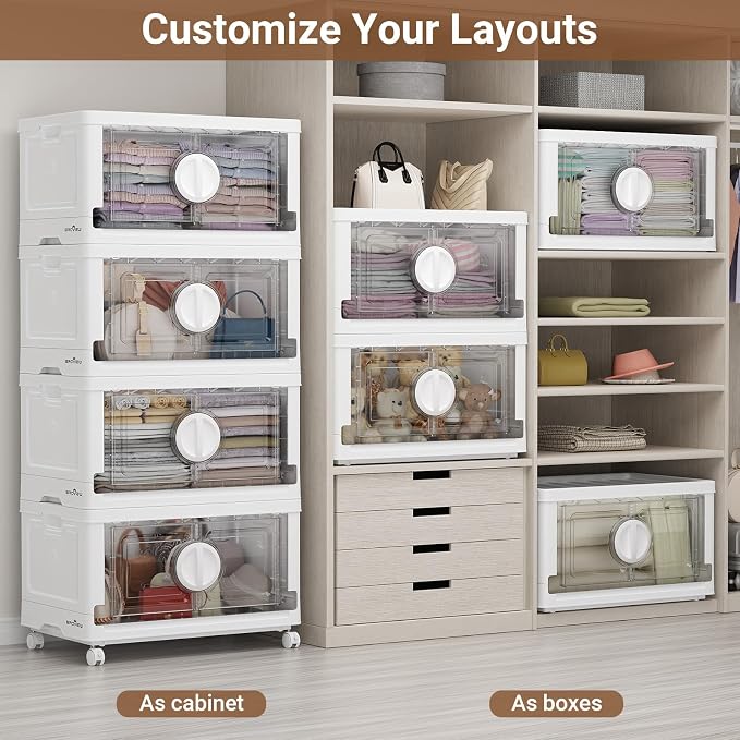 BROVIEW 480Qt Lockable Stackable Storage Bins - Image 8