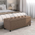 BELLEZE 47" Storage Ottoman, Storage Bench by BELLEZE