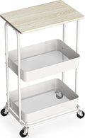 Simple Houseware 2-Tier Rolling Utility Cart by SimpleHouseware