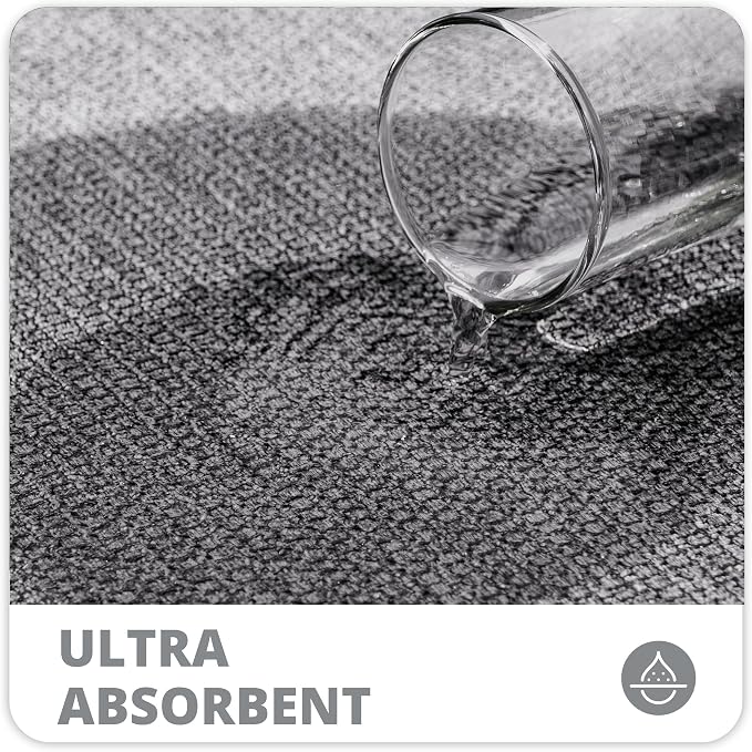 Bath Mat, Ultra Thin Bathroom Rugs, Rubber Bath Mats - Image 3