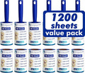 1200 Sheets Lint Roller with 6 Upgraded Handles, Mage Value Set Sticky Lint by NewEnglandStories