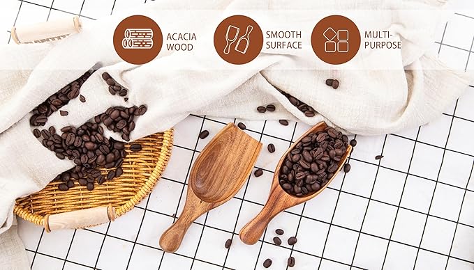 Wooden Coffee Scoop, Wooden Scoops - Image 3