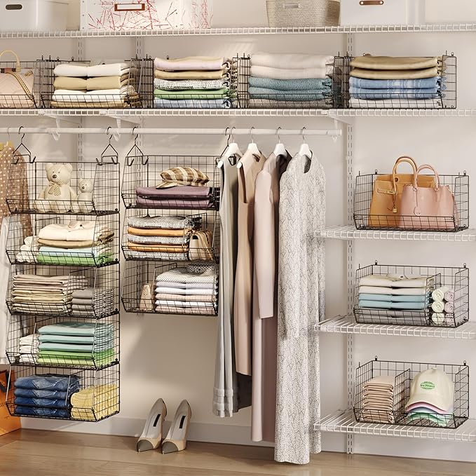 5 Tier Extra Large Closet Hanging Organizer - Image 4