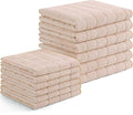 Homaxy Microfiber Kitchen Towels and Dishcloths Set, 12 Pack Soft and Absorbent by Homaxy