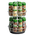 McCormick Gourmet Two Tier Chrome 16 Piece Organic Spice Rack Organizer by McCormickGourmet