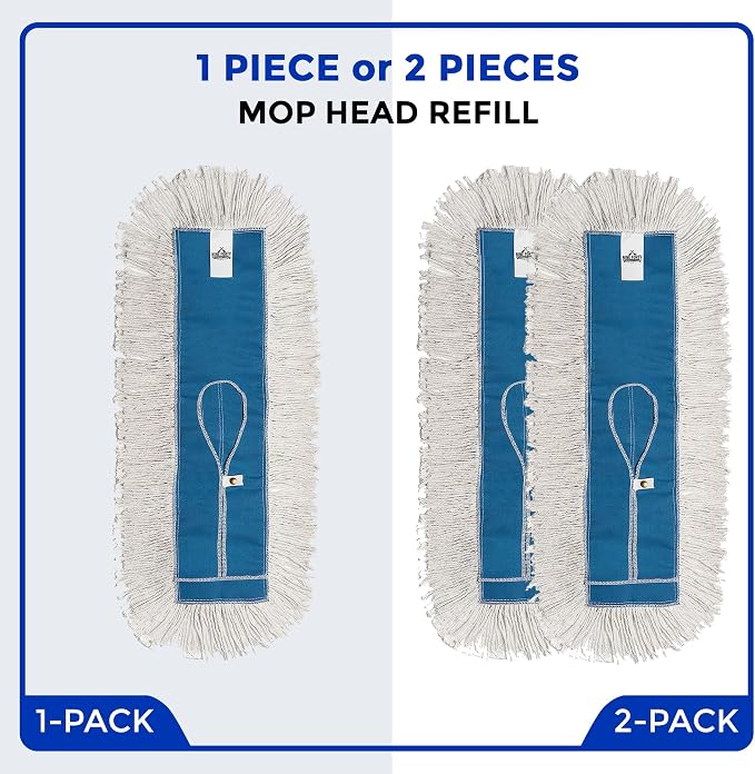 Nine Forty 48" Premium Cotton Dust Mop Kit - Image 8