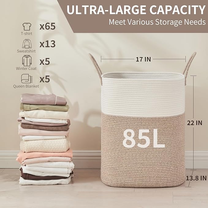 Laundry Basket with Handles - Image 2