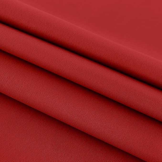 DWCN French Door Curtains – Rod Pocket Thermal Blackout Curtain - Image 5