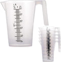 TCP Global 1/2 Liter Plastic Graduated Measuring and Mixing Pitcher by TCPGlobal