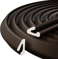 V-Shaped Weather Stripping Door Seal, 33FT Draft Stopper by VANNESSE