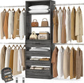 Aheaplus Closet System, 4-9 Ft Closet Organizer by Aheaplus