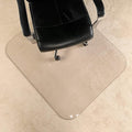 Crystal Clear 1/5" Thick 47" x 40" Heavy Duty Hard Chair Mat, Can be Used on by MuArts