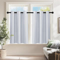 PONY DANCE Room Darkening White Curtains by PONYDANCE