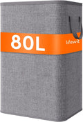 Lifewit 80L Large Tall Laundry Hamper, Collapsible Laundry Basket by Lifewit