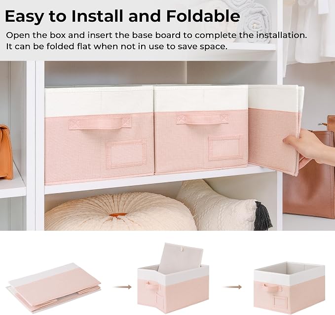 GRANNY SAYS Storage Baskets for Organizing, Fabric Storage Bins for Shelves - Image 7