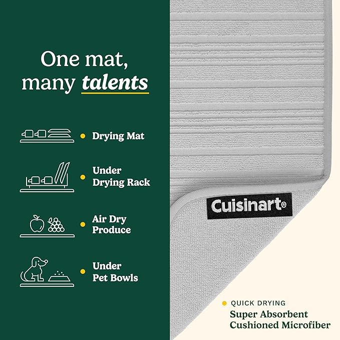 Cuisinart Dish Drying Mats for Kitchen Counter - Image 3