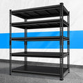 Adjustable Garage Storage Shelves, Metal Industrial Utility Shelf by Huhaneon