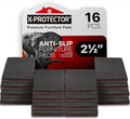 Non Slip Furniture Pads X-PROTECTOR – 16 PCS Furniture Grippers 2 1/2" by X-Protector