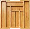 Pipishell Bamboo Expandable Drawer Organizer by Pipishell