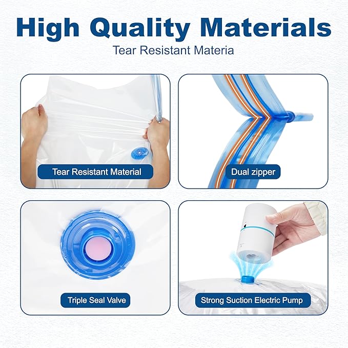 HOUSE DAY 30 Pack Vacuum Storage Bags - Image 6
