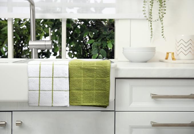 100% Cotton Terry Dish Cloth & Dish Towel, 6 Pack, Super Soft and Absorbent - Image 5