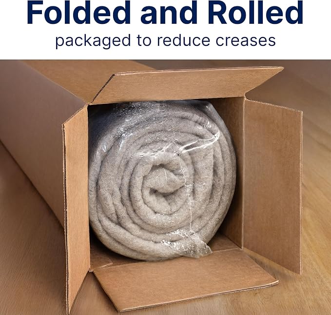 RUGPADUSA - Eco-Plush - 7'x9' - 3/8" Thick - 100% Felt - Extra Cushioned Rug - Image 8