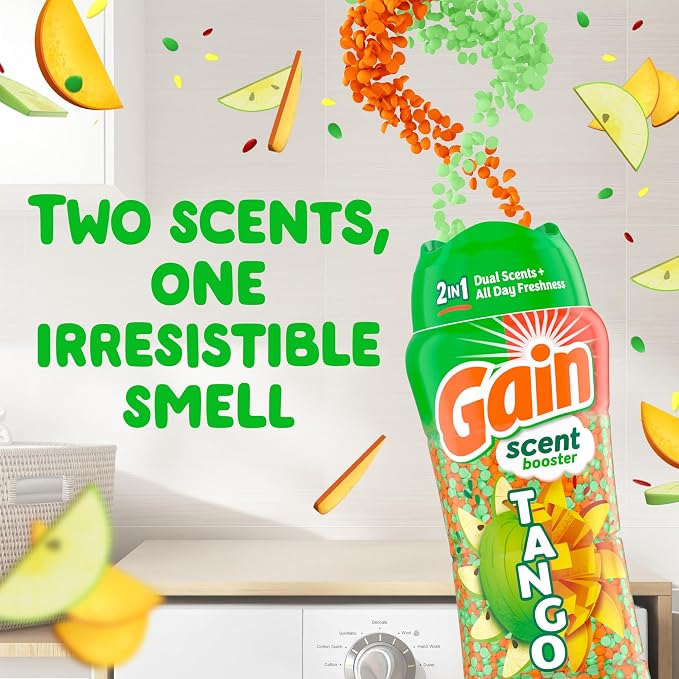 Gain Tango 2-in-1 Laundry Scent Booster Beads, Apple and Mango Scent, 21.1 OZ - Image 3