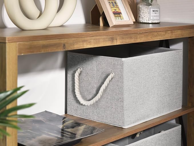 StorageWorks Storage Baskets for Shelves, Foldable Fabric Closet Storage Bins - Image 7