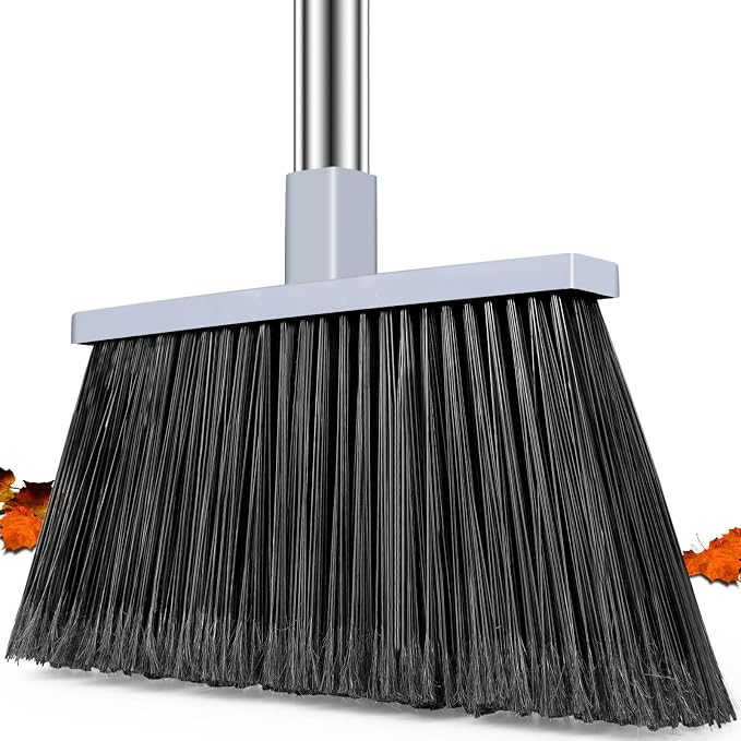 PBHEPJ Broom, Outdoor Broom for Floor Cleaning, Hard Bristle Angle Broom for by PBHEPJ