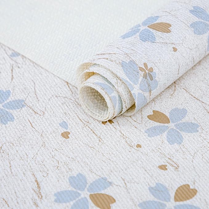 12Inch by 30FT Shelf Liner for Kitchen Cabinets Non Adhesive Kitchen Drawer by DwellAid