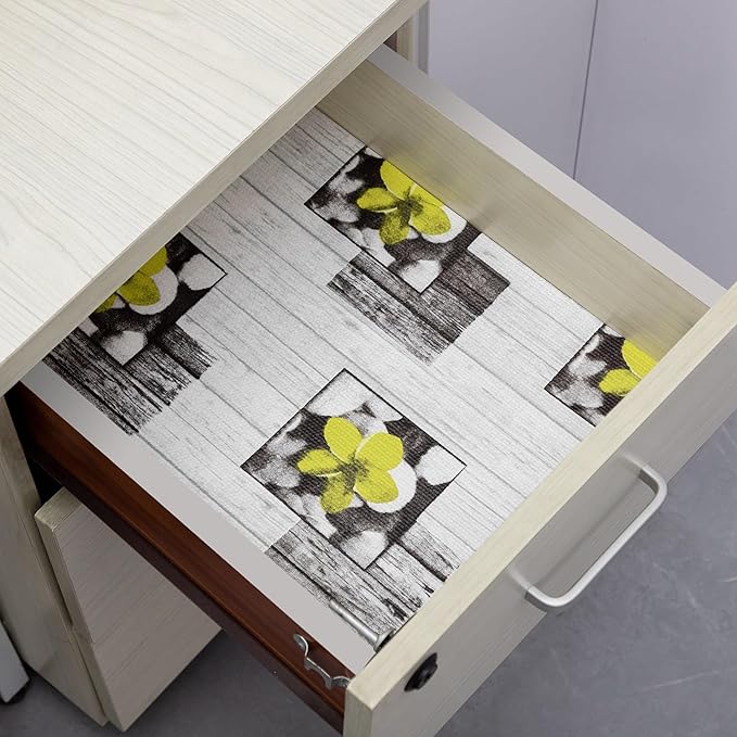 Shelf Liner 18" W x 96" L Non Adhesive Kitchen Drawer Liner, Waterproof Shelf - Image 3