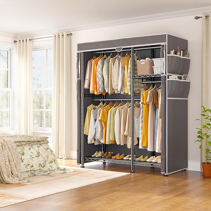 Raybee Clothes Rack with Cover, Clothing Racks - Image 6