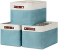 DULLEMELO Storage Baskets for Shelves, Fabric Collapsible Rectangular Storage by DULLEMELO