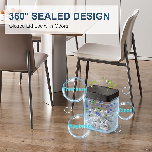 2 Pack 2.7 Gal Bathroom Trash Can - Image 6