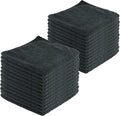 Microfiber Cleaning Cloths, 24 Pack, All-Purpose, Highly Absorbent, Washable by JDHomease