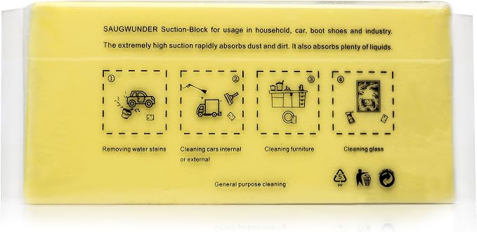 Cleaning Sponge Super Absorbent Water Durable ^~ You Know 17.5×7.5×3.5 cm Use - Image 3