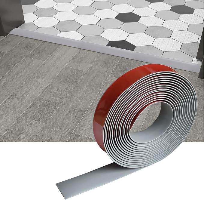 Floor/Door Flat Transition Strip & Self Adhesive Floor Vinyl Floor Edge Trim by HJHUAJ