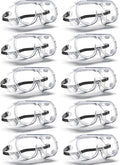 Anti-Fog Indirectly Vented Lab Safety Goggles Over Glasses by EinKau