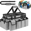 Cleaning Caddy Bag, Extra Large Cleaning Supplies Organizer by ZIOZERTT