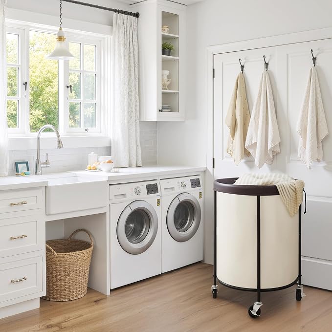 StorageWorks Rolling Laundry Basket, Laundry Hamper - Image 4