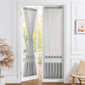 Tollpiz Sheer Curtains Closet Linen Textured Curtain Sheers Doorway Light by Tollpiz