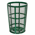 Global Industrial Outdoor Metal Trash Container, 48 Gallon by GlobalIndustrial