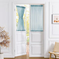 Tollpiz Sheer Door Curtains Closet Linen Textured Curtain Sheers Doorway Light by Tollpiz