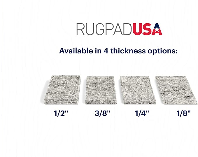 RUGPADUSA - Dual Surface - 5'x8' - 3/8" Thick - Felt + Rubber - Enhanced - Image 9