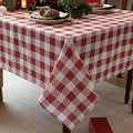 Classic Gingham Tablecloth Fabric by Essifunia