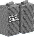 Microfiber Cleaning Cloth, 50 Pack Microfiber Towels by Unimade