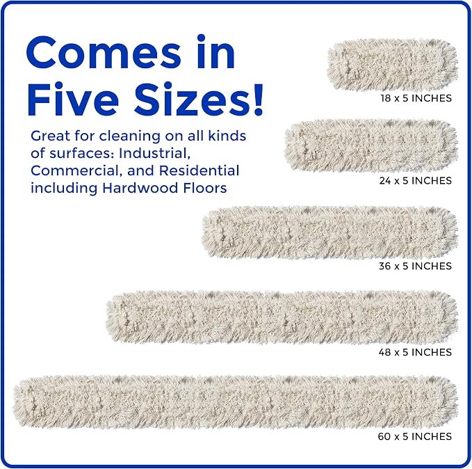 Nine Forty 24" Premium Cotton Dust Mop Kit - Image 2
