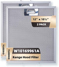 W10169961A 5 Layer Aluminum Mesh Range Hood Filter Replacement 12" x 10.5" by Unknown