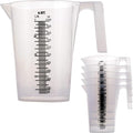 TCP Global 1 Liter Plastic Graduated Measuring and Mixing Pitcher by TCPGlobal