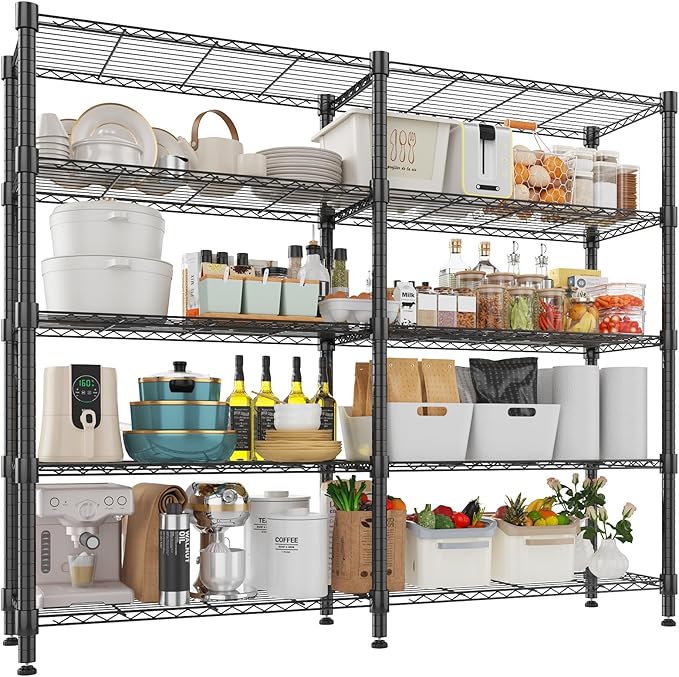 Himimi Storage Shelves-5 Tier Heavy Duty Wire Shelving Unit by Himimi